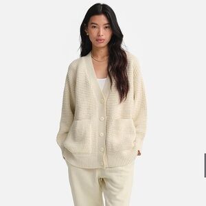 MATE The Label Merino Waffle Cardigan - NWT